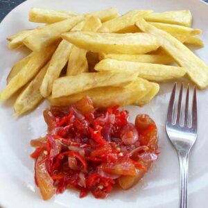 fried-yam-with-peppered-sauce