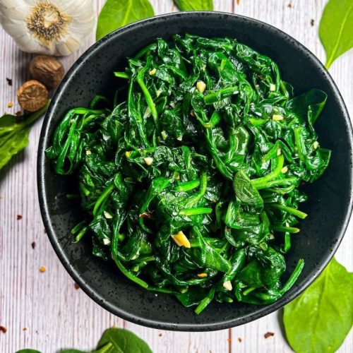 Seasoned-Steamed-Spinach